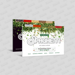 Le Sserafim  - Spaghetti (Weverse Albums Ver.) (Random Ver.) i gruppen MERCHANDISE / Merch+Code / Nyheter / K-Pop hos Bengans Skivbutik AB (5644368)