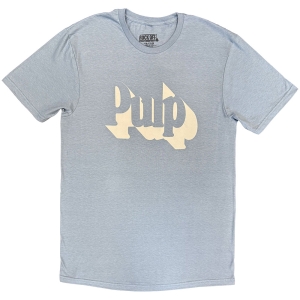 Pulp - Classic Logo Uni Blue T-Shirt i gruppen MERCHANDISE / T-shirt / Pop-Rock hos Bengans Skivbutik AB (5644419r)