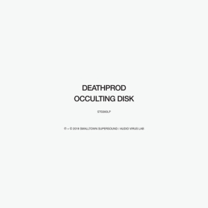 Deathprod - Occulting Disk (Ltd Clear Vinyl) i gruppen VINYL / Elektroniskt hos Bengans Skivbutik AB (5644478)