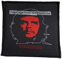Rage Against The Machine - Patch Red Silhoutte Che (9,5 X 10,1 i gruppen MERCHANDISE / Tøypatch / Heavy Metal hos Bengans Skivbutik AB (5644582)