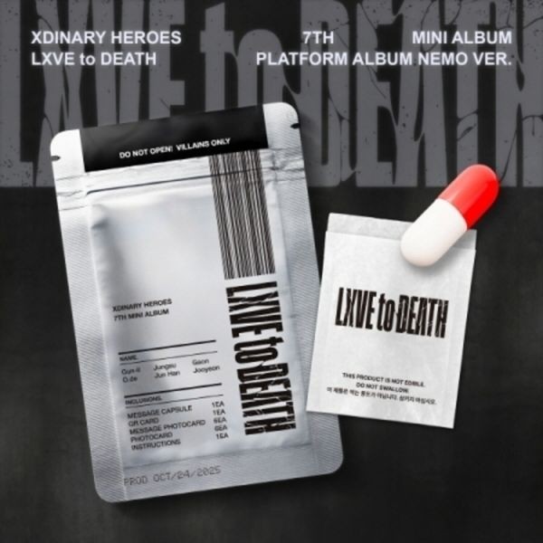 Xdinary Heroes - Lxve To Death (Platform Ver.) (Random Ver.) i gruppen K-POP hos Bengans Skivbutik AB (5644691)