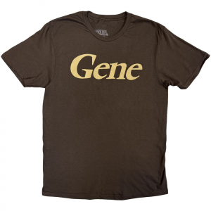 Gene - Classic Logo Uni Brown T-Shirt i gruppen MERCHANDISE / T-shirt / Kommende / Pop-Rock hos Bengans Skivbutik AB (5645417r)