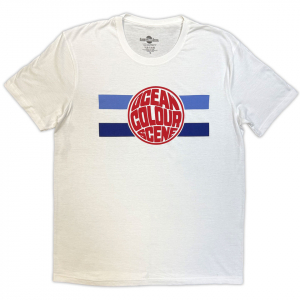Ocean Colour Scene - Sphere Logo Uni Wht T-Shirt i gruppen MERCHANDISE / T-shirt / Kommende / Pop-Rock hos Bengans Skivbutik AB (5645419r)