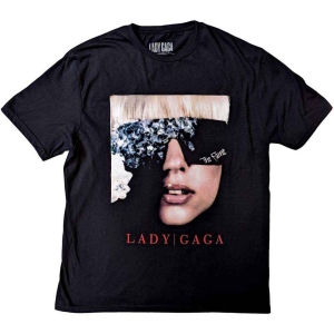 Lady Gaga - The Fame Photo Uni Bl T-Shirt i gruppen MERCHANDISE / T-shirt / Pop-Rock hos Bengans Skivbutik AB (5645634r)