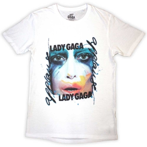 Lady Gaga - Artpop Facepaint Uni Wh T-Shirt i gruppen MERCHANDISE / T-shirt / Pop-Rock hos Bengans Skivbutik AB (5645636r)