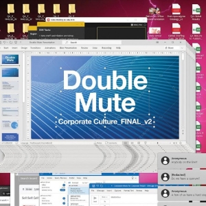 Double Mute - Corporate Culture_Final_V2 i gruppen VINYL / Kommende / Pop-Rock hos Bengans Skivbutik AB (5645928)