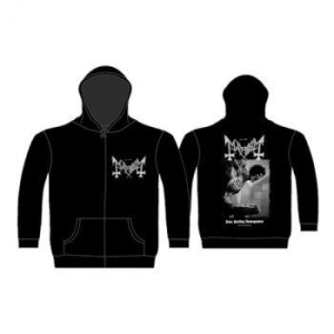 Mayhem - Zip Hood - Pure Fucking Armageddon i gruppen MERCHANDISE / Hoodies / Metal hos Bengans Skivbutik AB (5646218)