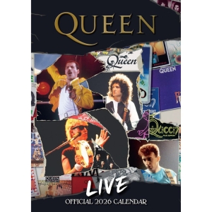 Queen  - 2026 A3 Calendar i gruppen MERCHANDISE /  /  hos Bengans Skivbutik AB (5646801)