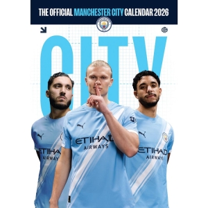 Manchester City Fc - 2026 A3 Calendar i gruppen MERCHANDISE / / / hos Bengans Skivbutik AB (5646805)