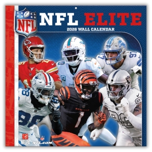 Nfl Elite - 2026 Square Calendar i gruppen MERCHANDISE / / hos Bengans Skivbutik AB (5646813)