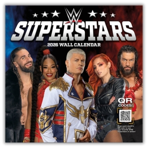 Wwe Superstars - 2026 Square Calendar i gruppen MERCHANDISE /  /  hos Bengans Skivbutik AB (5646825)