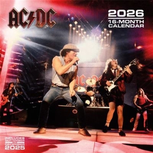 Ac/Dc - 2026 Square Calendar i gruppen VI TIPSER / Fredagsutgivelser / 2025-10-31 hos Bengans Skivbutik AB (5647038)