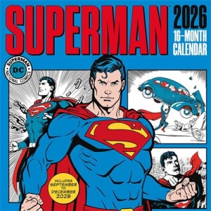 Superman - 2026 Square Calendar  (Comics) i gruppen VI TIPSER / Fredagsutgivelser / 2025-10-31 hos Bengans Skivbutik AB (5647051)