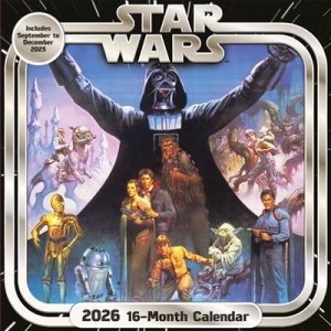 Star Wars - 2026 Square Calendar  (Classic)  i gruppen VI TIPSER / Fredagsutgivelser / 2025-10-31 hos Bengans Skivbutik AB (5647052)