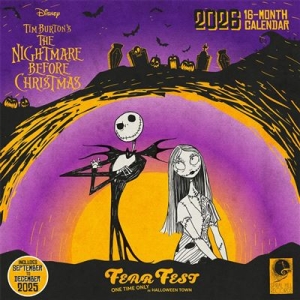 Nightmare Before Christmas - 2026 Square Calendar (Fear Fest) i gruppen MERCHANDISE / / hos Bengans Skivbutik AB (5647053)