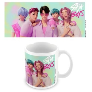 K-Pop Demon Hunters  - (Saja Boys) White Pod Mug i gruppen MERCHANDISE / Merch / Kommende / K-Pop hos Bengans Skivbutik AB (5647061)