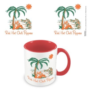 Red Hot Chili Peppers - (Island) Red Coloured Inner Pod Mug i gruppen MERCHANDISE / Kopp / Pop-Rock hos Bengans Skivbutik AB (5647074)