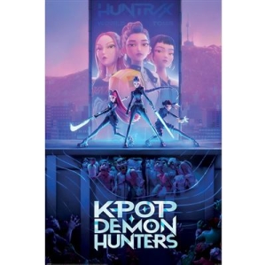 K-Pop Demon Hunters  - Key Art - Poster Poster 91,5 X 61 Cm i gruppen MERCHANDISE / Poster / Pop-Rock hos Bengans Skivbutik AB (5647084)