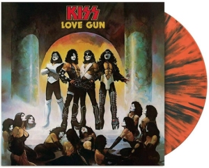 Kiss - Love Gun (Tangerine/Aqua Splatter Vinyl) i gruppen VINYL / Metal hos Bengans Skivbutik AB (5647204)