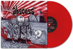 Abscess - Dawn Of Inhumanity (Red Vinyl Lp) i gruppen VINYL / Kommende / Metal hos Bengans Skivbutik AB (5647247)
