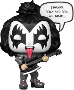 Kiss  - Funko Pop! Rocks: The Demon, Rock & Roll All Night i gruppen MERCHANDISE / Merch / Metal hos Bengans Skivbutik AB (5647759)