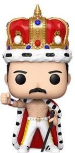 Queen  - Funko Pop! Rocks: Freddie Mercury King i gruppen MERCHANDISE / Merch / Pop-Rock hos Bengans Skivbutik AB (5647769)