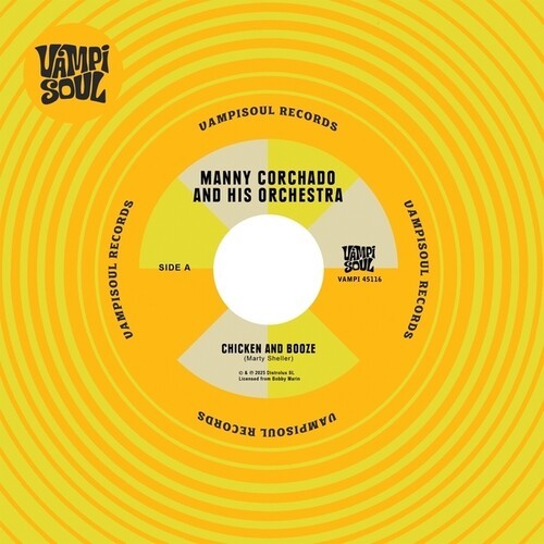 Manny Corchado / Nelson Y Sus Estre - Chicken And Booze / Aguardiente Y P i gruppen VINYL / Pop-Rock hos Bengans Skivbutik AB (5647873)