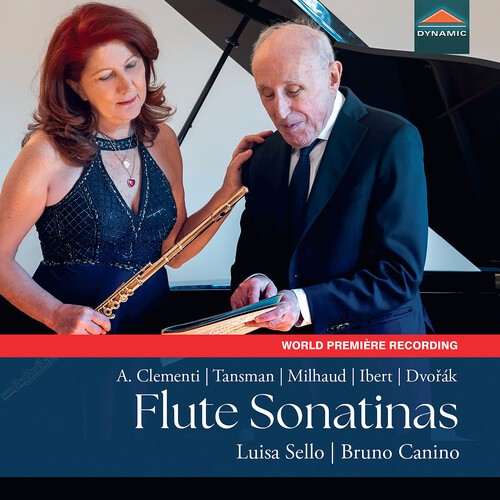 Luisa Sello Bruno Canino - Flute Sonatinas i gruppen CD / Toppselgere hos Bengans Skivbutik AB (5648067)
