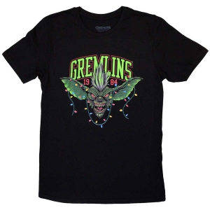 Gremlins - Stripe 1984 Xmas Lights Uni Bl T-Shirt i gruppen VI TIPSER / Christmas Merch hos Bengans Skivbutik AB (5648198r)