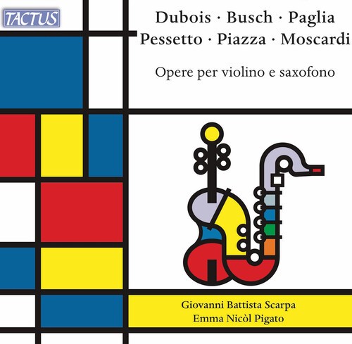 Giovanni Battista Scarpa Emma Nico - Works For Violin And Saxophone i gruppen CD / Toppselgere hos Bengans Skivbutik AB (5648221)