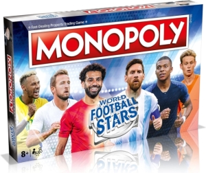 World Football - World Football Stars Monopoly i gruppen MERCHANDISE / Selskapsspill / Sport hos Bengans Skivbutik AB (5648387)
