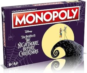 The Nightmare Before Christmas - Monopoly i gruppen MERCHANDISE / Merch / TV-serie hos Bengans Skivbutik AB (5648392)