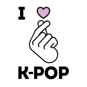 K-Pop - I Love K-Pop Postcard Print A6 i gruppen MERCHANDISE / Merch / Kommende / K-Pop hos Bengans Skivbutik AB (5648428)