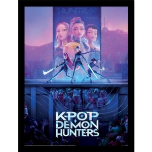 K-Pop Demon Hunters - Key Art Collector Print i gruppen MERCHANDISE / Poster / K-Pop hos Bengans Skivbutik AB (5648434)