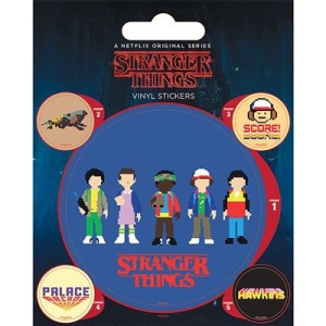 Stranger Things - Arcade Stickers i gruppen MERCHANDISE / Merch / Kommende / TV-serie hos Bengans Skivbutik AB (5648440)