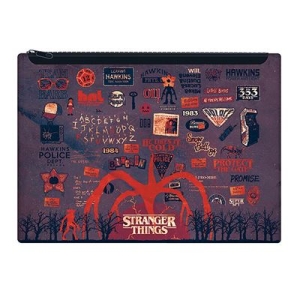 Stranger Things - Upside Down Oversize Pencil Case i gruppen MERCHANDISE / Merch / Nyheter / TV-serie hos Bengans Skivbutik AB (5648460)