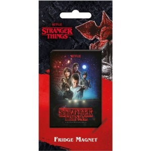Stranger Things - One Sheet Season 1 Fridge Magnet i gruppen MERCHANDISE / Merch / Kommende / TV-serie hos Bengans Skivbutik AB (5648465)