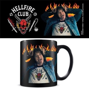 Stranger Things - Eddie Hellfire Black Mug i gruppen MERCHANDISE / Kopp / TV-serie hos Bengans Skivbutik AB (5648468)