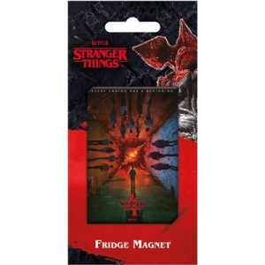 Stranger Things - Every Ending Has A Beginning Fridge Magnet i gruppen MERCHANDISE / Merch / Kommende / TV-serie hos Bengans Skivbutik AB (5648469)
