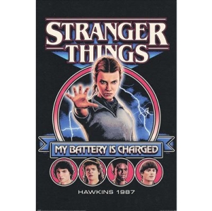 Stranger Things - My Battery Is Charged Maxi Poster 91,5 X 61 Cm i gruppen MERCHANDISE / Poster /  /  hos Bengans Skivbutik AB (5648476)