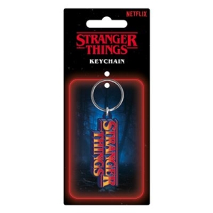 Stranger Things - Retro Logo Keychain i gruppen MERCH hos Bengans Skivbutik AB (5648481)