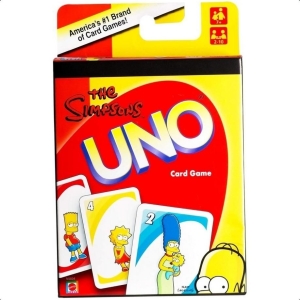 Mattel Games  - Uno: The Simpsons i gruppen MERCHANDISE / Selskapsspill / TV-serie hos Bengans Skivbutik AB (5648490)