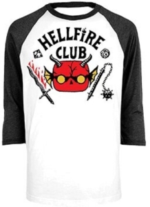 Stranger Things - Funko Boxed Tee: Hellfire Club - Large i gruppen BW-T-shirts hos Bengans Skivbutik AB (5648493)