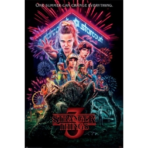 Stranger Things - Starcourt Mall Maxi Poster 91,5 X 61 Cm i gruppen Merchandise / Kommende hos Bengans Skivbutik AB (5648718)