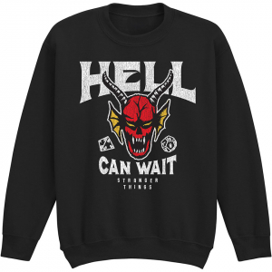 Stranger Things - Hell Can Wait Uni Bl Sweatshirt i gruppen MERCHANDISE / Sweatshirt / Soundtrack hos Bengans Skivbutik AB (5649167r)