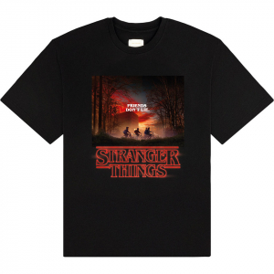 Stranger Things - Friends Don’T Lie Uni Bl T-Shirt i gruppen MERCHANDISE / T-shirt / Kommende / Film-Musikkkal hos Bengans Skivbutik AB (5649175r)