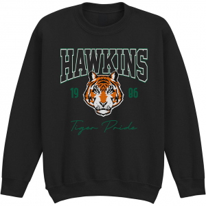 Stranger Things - High School Hawkins Uni Bl Sweatshirt i gruppen MERCHANDISE / Sweatshirt / Soundtrack hos Bengans Skivbutik AB (5649177r)