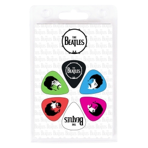 The Beatles - Faces 6-Pack Plectrum Pack i gruppen MERCHANDISE / Merch / Nyheter / Pop-Rock hos Bengans Skivbutik AB (5649189)