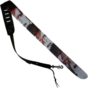 David Bowie - Aladdin Sane Leather Guitar Strap i gruppen MERCHANDISE / Merch / Pop-Rock hos Bengans Skivbutik AB (5649214)