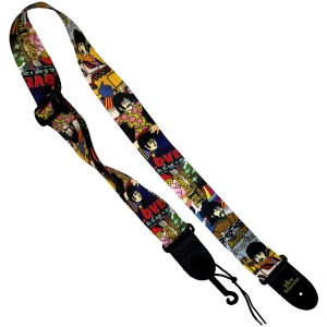The Beatles - Yellow Submarine Montage Guitar Strap i gruppen MERCHANDISE / Merch / Pop-Rock hos Bengans Skivbutik AB (5649225)